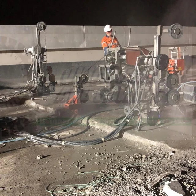 Quickcore gallery showing workers and drilling equipment on a worksite